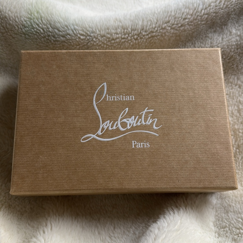 Christian Louboutin "Loubicollar” Empty Box Sticker Attatched